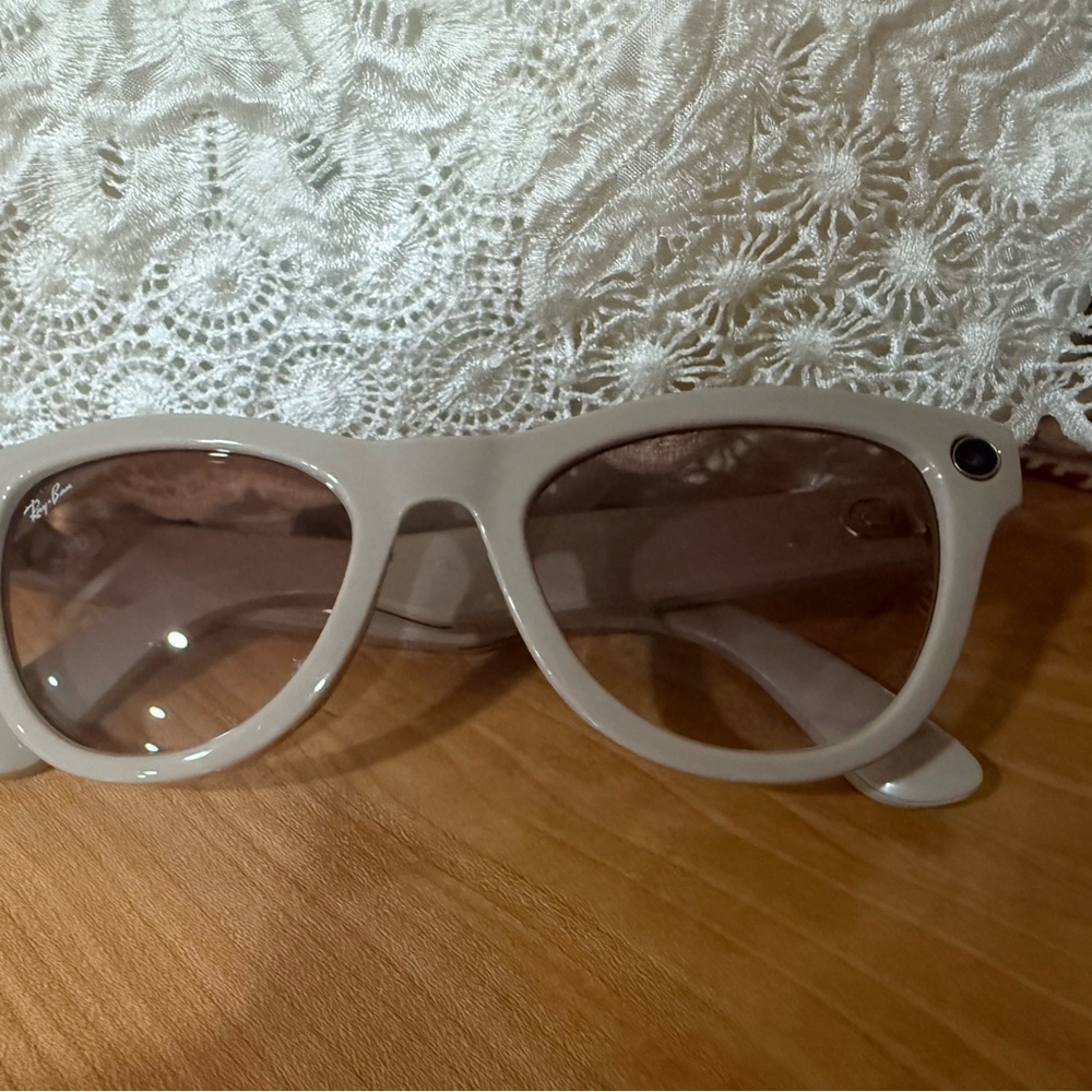 Ray-Ban Beige Tinted Sunglasses